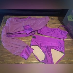 Purple 3pc Kandi Kouture Set